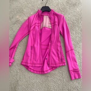 Lululemon pink running jacket